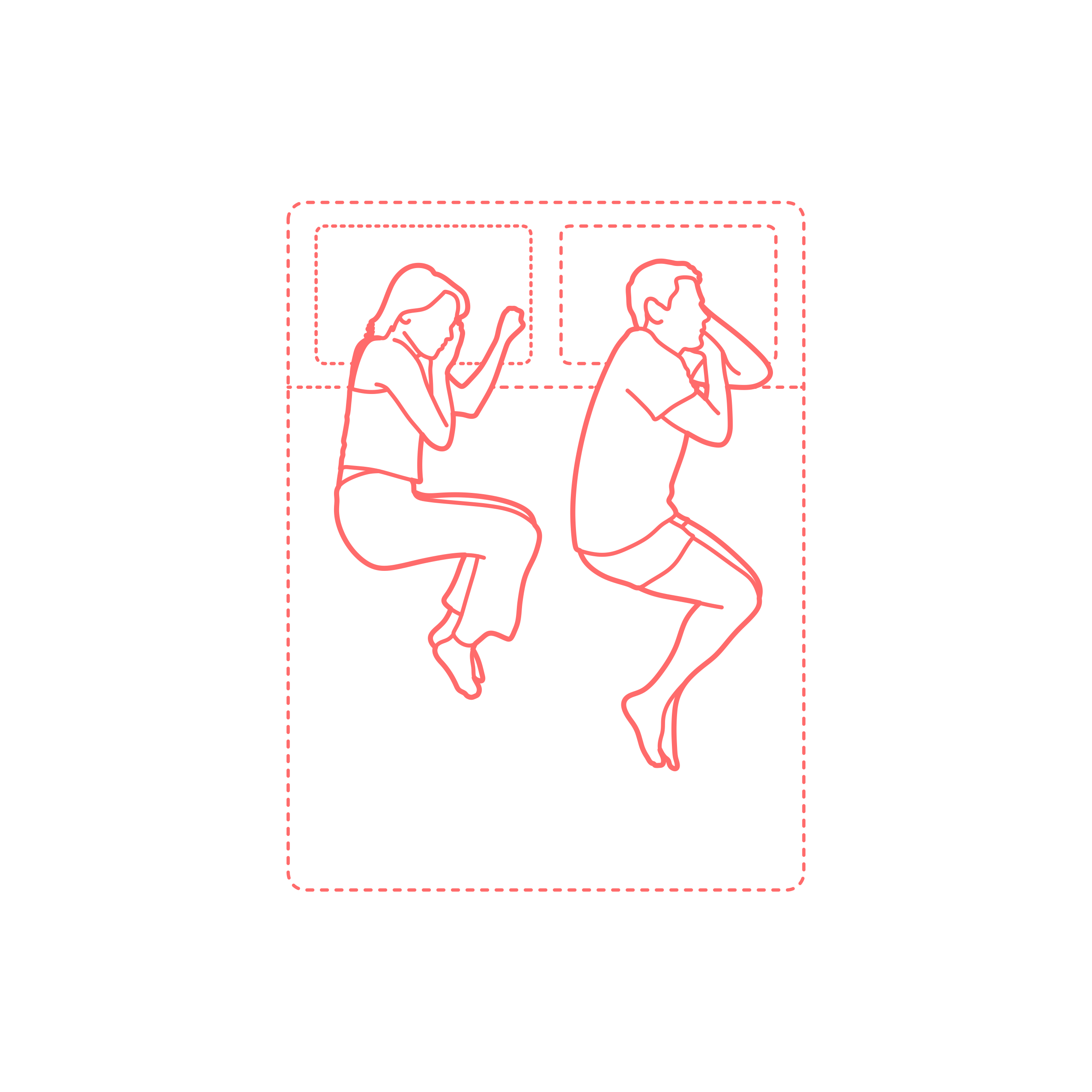 Humans Sleeping Positions Semi Fetal Outline Svg Vector Free Vectors